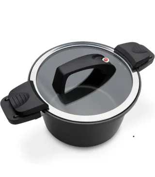 Olla a presión GSW Gourmet Nero 6L