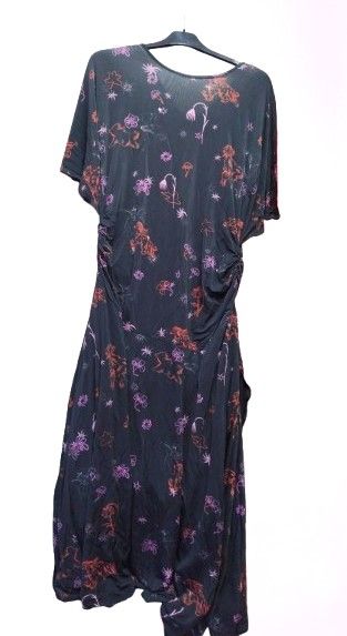 Vestido Bimba y Lola estampado gráfico largo