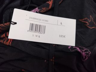 Vestido Bimba y Lola estampado gráfico largo