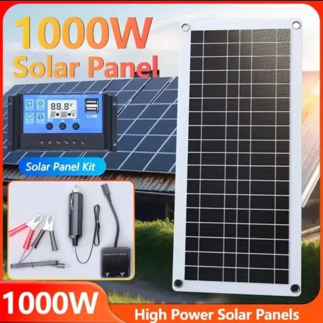 Panel solar de hasta 1000W  carga baterías NUEVO