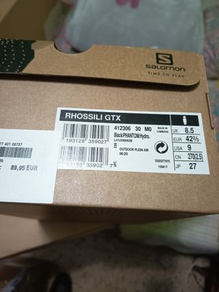 Zapatillas Salomon Phossili GTX Senderismo