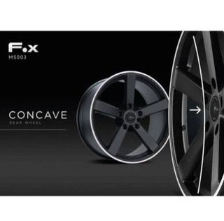 Juego de 4 Llantas 19 Fox MS003 Black Concave BM08