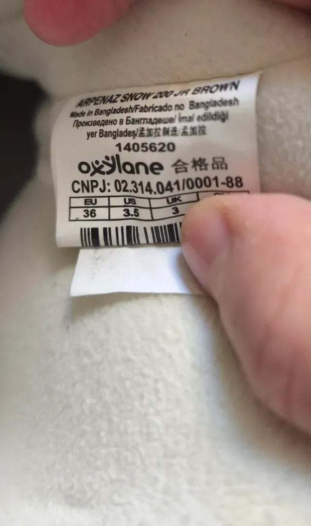 Botas de nieve Quechua marrones