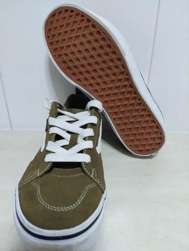Zapatillas Vans Filmore Verde y Blanco T38