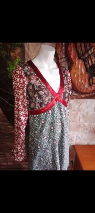 Laga talla 38 M Vestido largo floral