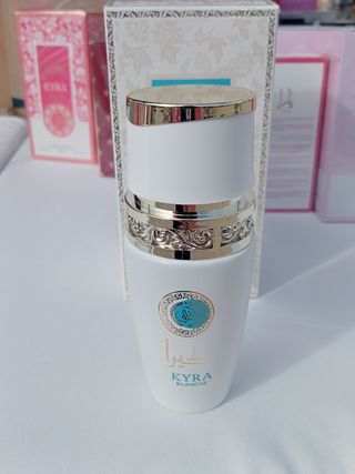 Perfume Kyra Blanche Dorado y Blanco