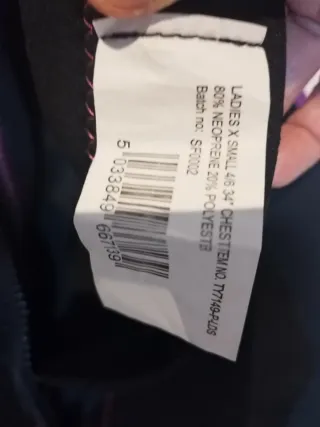 Neopreno mujer corto rosa y negro- Nalu waveware