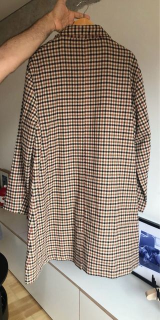 Abrigo Universal Works cuadros marrón