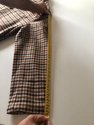 Abrigo Universal Works cuadros marrón