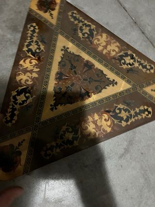 Tavolino vintage intarsiato