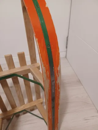 Trineo de madera clásico.