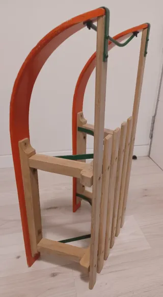 Trineo de madera clásico.