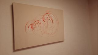 Divano letto francese rosso IKEA 120cm con slatted frame