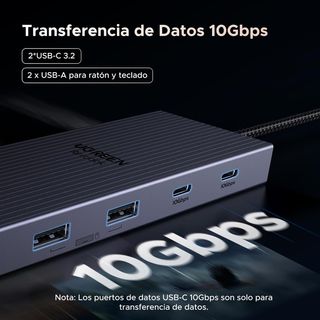 UGREEN Dock hub 12 en 1 USB-C