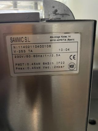 Envasadora al vacío Sammic V253