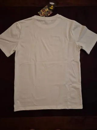 Camiseta Bape Streetwear Azul y Blanca