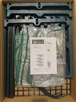 Serra 4 ripiani per balcone/giardino