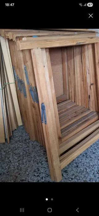 Caballetes de madera