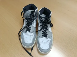 Zapatillas Nike Air Jordan 1 Gris/Blanco