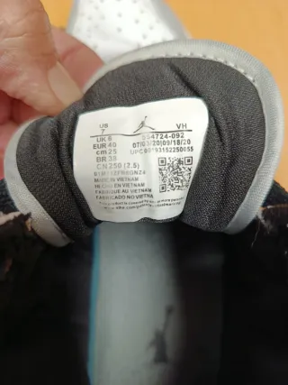 Zapatillas Nike Air Jordan 1 Gris/Blanco