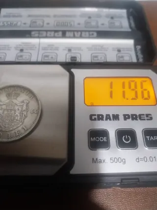 Moneda 500 Lei Rumanía 1944 Plata