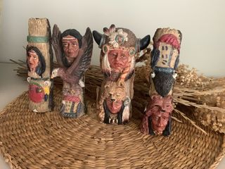 Figuras Tótem Indígenas Americanos