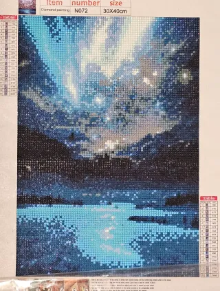 Cuadro Diamantes 30x40cm