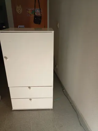 Estantería y Cajonera Blanca