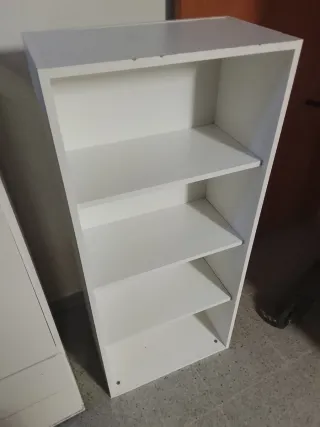 Estantería y Cajonera Blanca