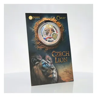 Moneda de Plata 1 Oz CZECH LION 2025 Proof 999