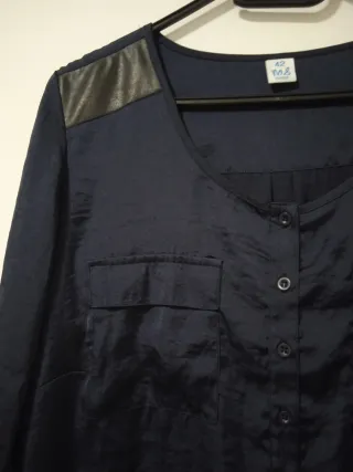 Vestido azul marino MS Mode T42