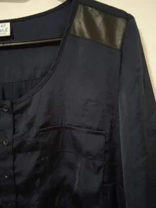 Vestido azul marino MS Mode T42