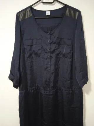 Vestido azul marino MS Mode T42