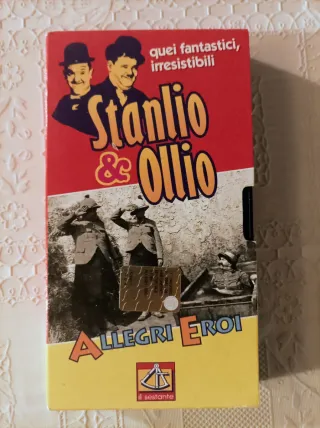 VHS Stanlio & Ollio - Allegri Eroi