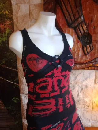 Desigual Me and You talla Xs-S Vestido estampado