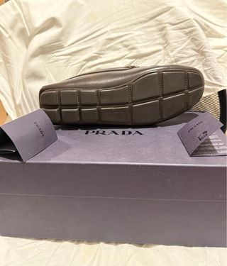 Mocasines Prada Piel Marrón