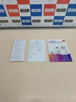 Kit PLC Powerline 1000 Mbps enchufe doble STRONG
