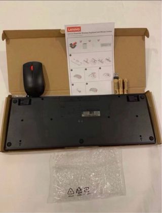 Teclado y Ratón Inalámbricos Lenovo Negro