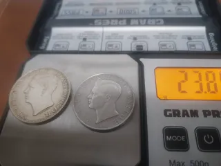 Monedas de plata de Rumanía 250 lei 1941 y 500 lei