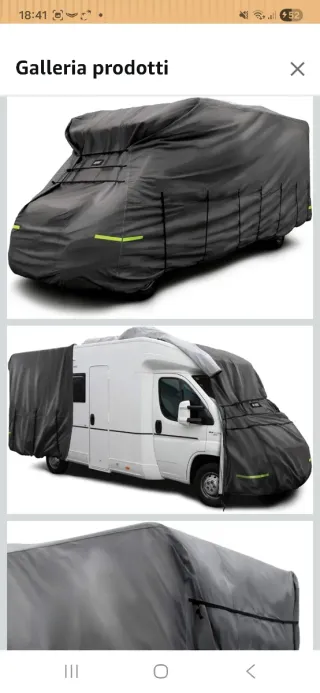 Telo copertura camper