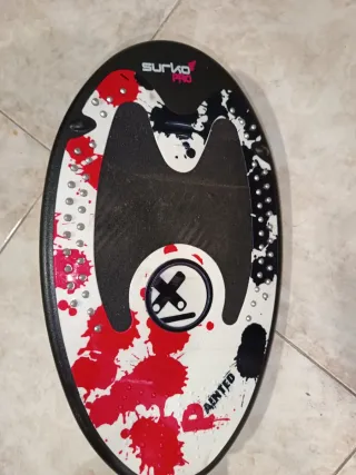 Patín doble con diseño de salpicaduras