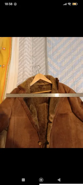 Abrigo de piel hombre
