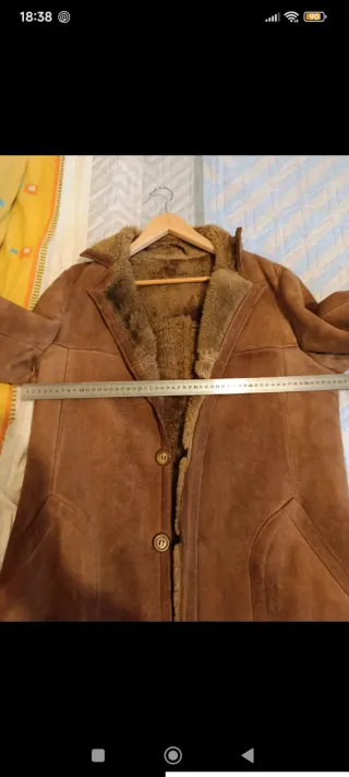 Abrigo de piel hombre