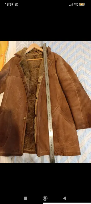 Abrigo de piel hombre