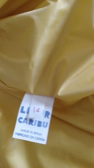 Chaleco acolchado infantil amarillo