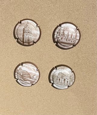 Lote Chapas Cava Monumentos España