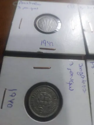 Monedas Plata Australia 1940-1950