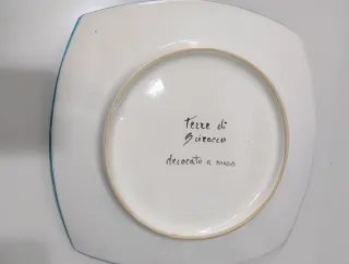 Svuota tasche/centrotavola ceramica decorato