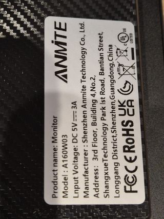 Monitor Portátil ANMITE 16” Full HD+ 1920x1200