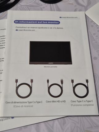 Monitor Portátil ANMITE 16” Full HD+ 1920x1200